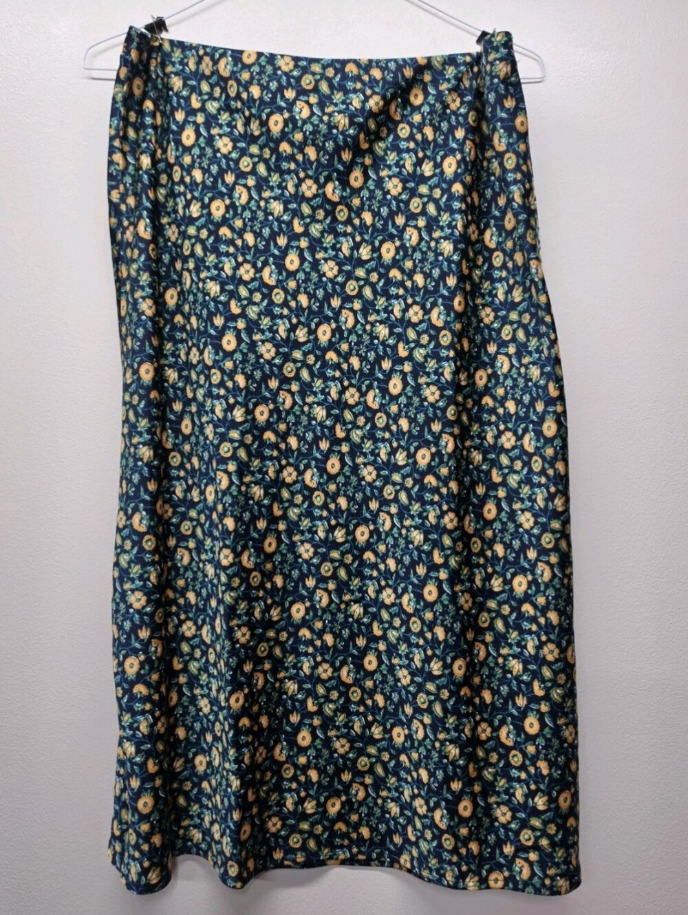 J. Crew Midi Slip Skirt Sz XL NWT Whimsigoth Cottagecore Ditsy Floral Romantic